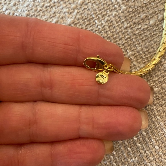 Madewell Gold Necklace New 15-18โ - Picture 5 of 8